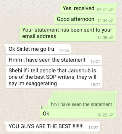 personal statement writers in nigeria